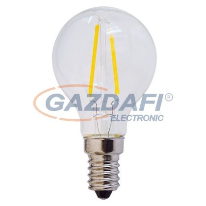  OPTONICA SP1474 LED fényforrás,filament G45 2W E14 175-265V 200lm 6000K 300° 45x78mm IP20 A+ 25000h