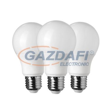 OPTONICA SP1732 LED fényforrás 3db/csomag A60 E27 12W 175-265V 1055lm 2700K 270° 60x118mm IP20 A+ 25000h