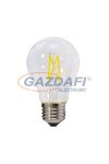 OPTONICA SP1855 LED fényforrás,filament A60 E27 5W 175-265V 600lm 4500K 300° 60x106mm IP20 A+ 25000h