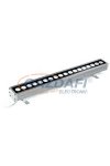 OPTONICA WW7127 LED homlokzati lámpatest 10W 220-240V 800lm 2700K 15° 400x60x50mm IP67 A+ 25000h