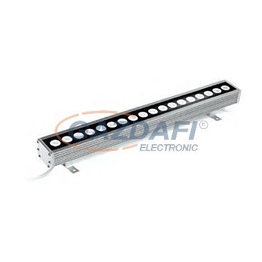 OPTONICA WW7127 LED homlokzati lámpatest 10W 220-240V 800lm 2700K 15° 400x60x50mm IP67 A+ 25000h