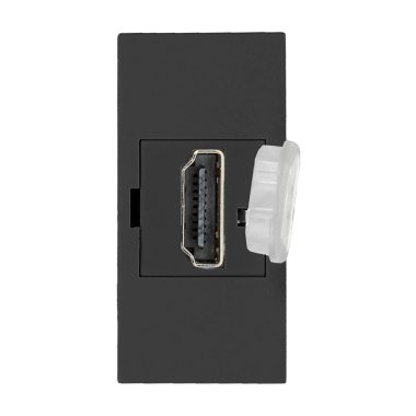 ORNO OR-GM-9010/B/HDMI Beépíthető kétoldalas HDMI dugalj, 22,5x45 mm, fekete színben