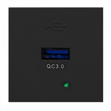 ORNO OR-GM-9010/B/USBQ Beépíthető Quick Charge USB 3.0, fekete színben