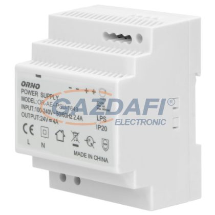 ORNO OR-PSU-1649 Moduláris tápegység, 24VDC, 4A, 100W