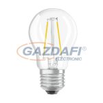   OSRAM Parathom LED kisgömb fényforrás, filament, E27, 1.6W, 136Lm, 240V, 2700K, 827, átlátszó búra