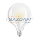   OSRAM Parathom LED globe nagygömb fényforrás, filament, 10W, E27, G95, 2700K, 1521Lm, 827, opál búra