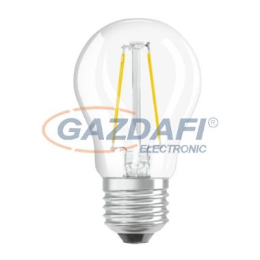 OSRAM Parathom LED kisgömb fényforrás, filament, E27, 2.8W, 250Lm, 240V, 2700K, 827, átlátszó búra