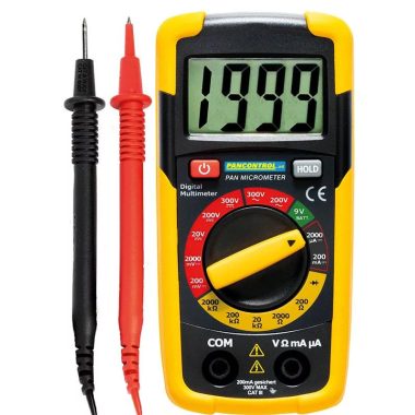 TRACON PANMICROMETER Digitális multiméter, DCV, ACV, DCA, ACA, OHM, dioda