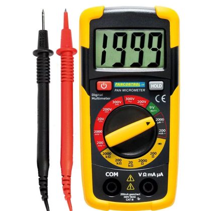   TRACON PANMICROMETER Digitális multiméter, DCV, ACV, DCA, ACA, OHM, dioda