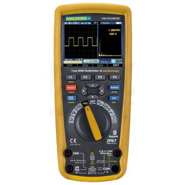 TRACON PANOSCIMETER Digitális multiméter True RMS oszcilloszkóppal, DCV, ACV, DCA, ACA, OHM, C, °C, dioda, IP67