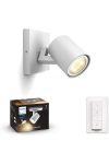 PHILIPS 53090/31/P6 Runner Hue LED spot lámpa falon kívüli fehér 1x5.5W 2200-6500K 350lm GU10 15000h A++ -> E IP20