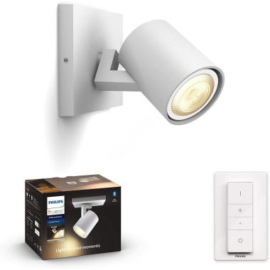 PHILIPS 53090/31/P6 Runner Hue LED spot lámpa falon kívüli fehér 1x5.5W 2200-6500K 350lm GU10 15000h A++ -> E IP20