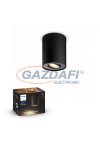 PHILIPS 56330/30/P9 Pillar Hue LED spot lámpa toldat falon kívüli fekete 1x5.5W 2200-6500K 350lm GU10 15000h A++ -> E IP20