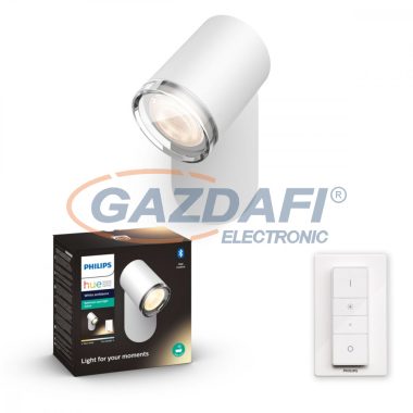 PHILIPS 34178/31/P6 Adore Hue LED spot lámpa fehér 1x5.5W 230V 2200-6500K 350lm GU10 15000h A++ -> E IP44