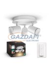 PHILIPS 34181/31/P6 Adore Hue LED spot lámpa fehér 3x5.5W 230V 2200-6500K 1050lm GU10 15000h A++ -> E IP44