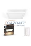 PHILIPS 32161/31/P6 Aurelle mennyezeti lámpa fehér 28W 230V szögletes 2200lm Beépített LED 25000h A++ -> A IP20