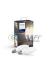 PHILIPS 929002039902  HueW fényforrás 2db 5.5W B39 470lm 2700K E14 230V 25000h A+ IP20 bluetooth