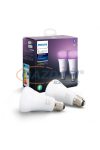 PHILIPS 929002216803  HueWCA fényforrás 9W A60 E27 2db RGB 2000 - 6500K 806lm E27 230V 15000h A+ IP20 bluetooth