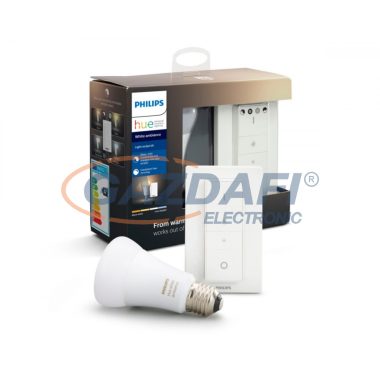 PHILIPS 929002216902  HueWA LRK készlet 8.5W A19 E27 2200 - 6500K 806lm E27 230V 15000h A+ IP20 bluetooth