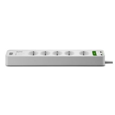 SCHNEIDER PM5U-GR APC túlfeszültségvédő, 5 kimenet 5 V, 2,4 A, 2 port, USB-töltő, 230 V