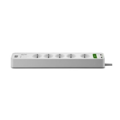   SCHNEIDER PM5U-GR APC túlfeszültségvédő, 5 kimenet 5 V, 2,4 A, 2 port, USB-töltő, 230 V