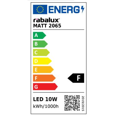 RÁBALUX 2065 Matt,bel.fürdő,LED 10W, króm,L35cm,4000K