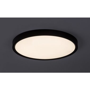 RÁBALUX 71072 Paulos LED mennyezeti lámpa 24W, D30cm, fekete 1850 lm 4000K 230V, 50Hz IP20 50000h