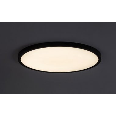 RÁBALUX 71074 Paulos LED mennyezeti lámpa 48W, D50cm, fekete 3000 lm 4000K 230V, 50Hz IP20 50000h