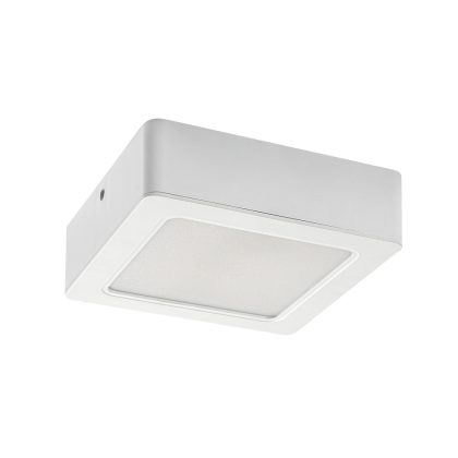   RÁBALUX 71195 Shaun2 LED mennyezeti lámpa ráépíthető 7W,4000K,fehér,négyzet 660 lm 4000K 230V, 50Hz IP20 20000h