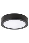 RÁBALUX 71198 Shaun2 LED mennyezeti lámpa ráépíthető 7W, 4000K,fekete,kerek 630 lm 4000K 230V, 50Hz IP20 20000h