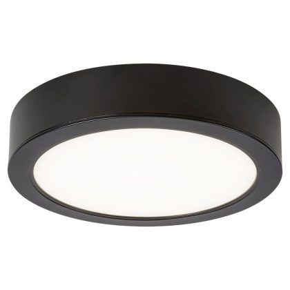   RÁBALUX 71199 Shaun2 LED mennyezeti lámpa ráépíthető 15W,4000K,fekete,kerek 1450 lm 4000K 230V, 50Hz IP20 20000h