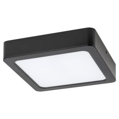 RÁBALUX 71201 Shaun2 LED mennyezeti lámpa ráépíthető 7W,4000K,fekete,szögletes 660 lm 4000K 230V, 50Hz IP20 20000h