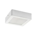   RÁBALUX 71207 Shaun2 LED mennyezeti lámpa ráépíthető 7W,3000K,fehér,négyzet 680 lm 3000K 230V, 50Hz IP20 20000h