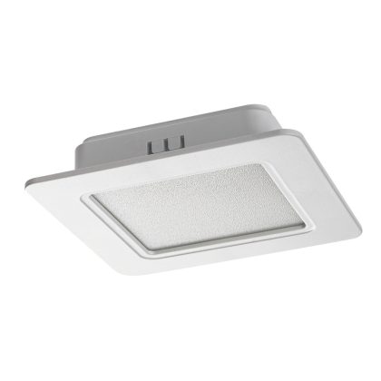   RÁBALUX 71221 Shaun2 LED mennyezeti lámpa, süllyesztett 6W,3000K,fehér,négyzet 470 lm 3000K 230V, 50Hz IP20 25000h