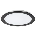   RÁBALUX 71241 Shaun2 LED mennyezeti lámpa, süllyesztett  6W,4000K,fekete,kerek 420 lm 4000K 230V, 50Hz IP20 25000h