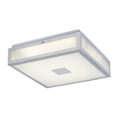 RÁBALUX 75034 Zoya LED mennyezeti lámpa 24W, 40x40cm, króm 1790 lm 4000K 230V, 50Hz IP44 30000h