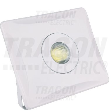 TRACON RCOB30W COB LED fényvető, fehér 180-265 VAC, 30 W, 4000 K, 100°, 2100 lm, IP65, EEI=A