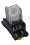 TRACON RL14-24AC Miniatűr teljesítmény relé 24V AC / 4×CO (10A, 230V AC / 28V DC)