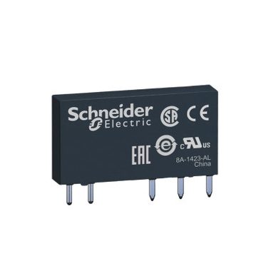 SCHNEIDER RSL1GB4BD Zelio RSL sorkapocs relé, 1CO, 6A, 24VDC, kis kapacitású