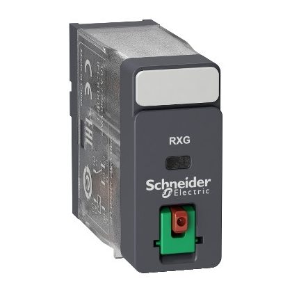   SCHNEIDER RXG11B7 Zelio RXG Interfész relé, 1CO, 10A, 24VAC, tesztgomb