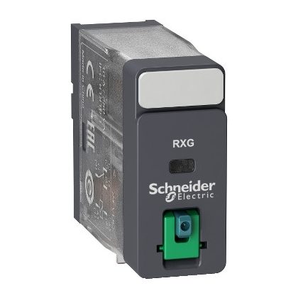   SCHNEIDER RXG11BD Zelio RXG Interfész relé, 1CO, 10A, 24VDC, tesztgomb