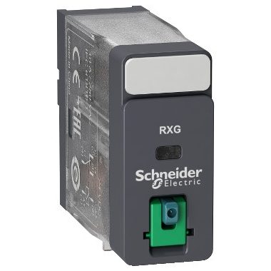 SCHNEIDER RXG11JD Zelio RXG Interfész relé, 1CO, 10A, 12VDC, tesztgomb