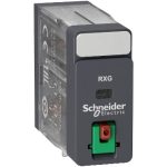   SCHNEIDER RXG21B7 Zelio RXG Interfész relé, 2CO, 5A, 24VAC, tesztgomb