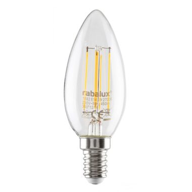 RÁBALUX 1692 LED fényforrás C35 E14 4W, 470 lm, 4000K