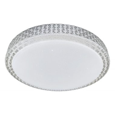 RÁBALUX 3006 Narcissa, LED mennyezeti lámpa 24W, transp, D40cm