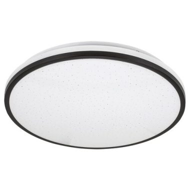 RÁBALUX 3054 Slava, mennyezeti lámpa, LED 18W, fekete, IP44