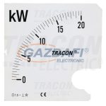 TRACON SCALE-45-W-1-10 Skálalap W45S-230/1 műszerhez