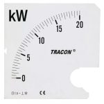 TRACON SCALE-W72-4-1200 Skálalap W72-400V/4 műszerhez