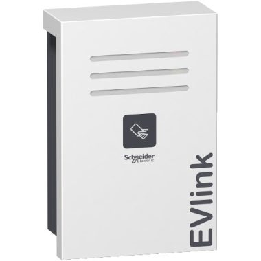 SCHNEIDER A9A26969 EVW2S22P02R EVLink Parking fali elektromosautó-töltőállomás 1x T2 - 22,1 kW, RFID kártya leolvasó