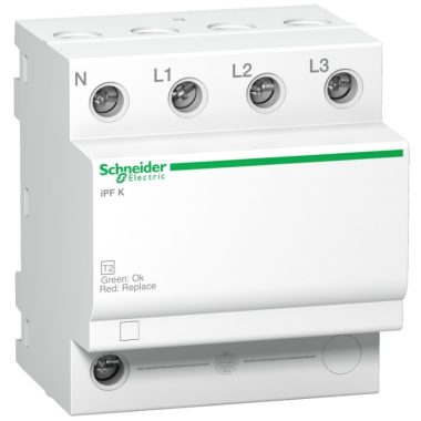 SCHNEIDER A9L15586 ACTI9 iPF túlfeszültségkorlátozó, fixbet. 65kA, 3P-N, 340V